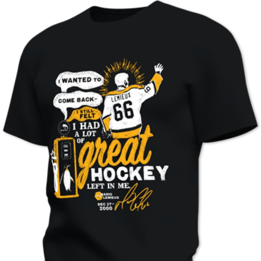 Mario Lemieux Hockey T Shirt